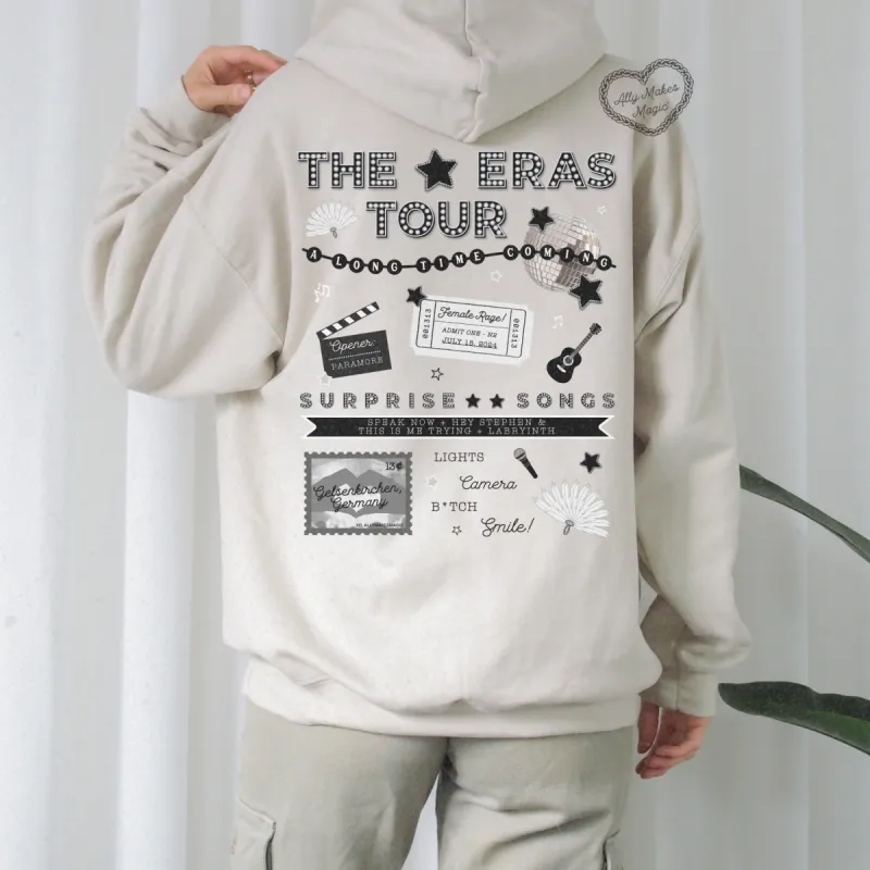 gelsenkirchen night 2 hoodie (tortured) sold by Ally Makes Magic