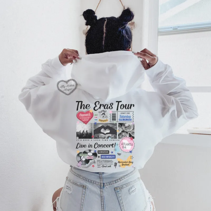 atlanta night 2 retro hoodie sold by Ally Makes Magic