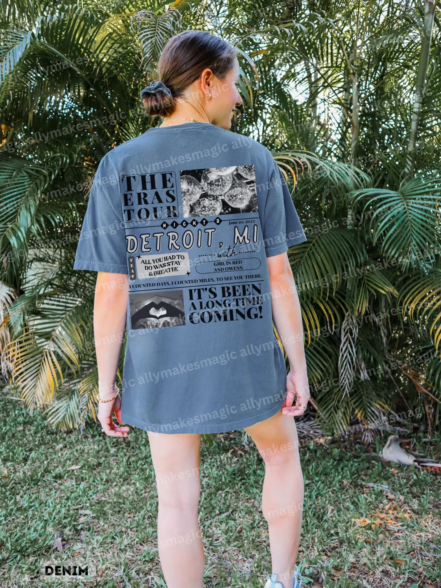 detroit night 2 t-shirt | comfort colors sold by Ally Makes Magic