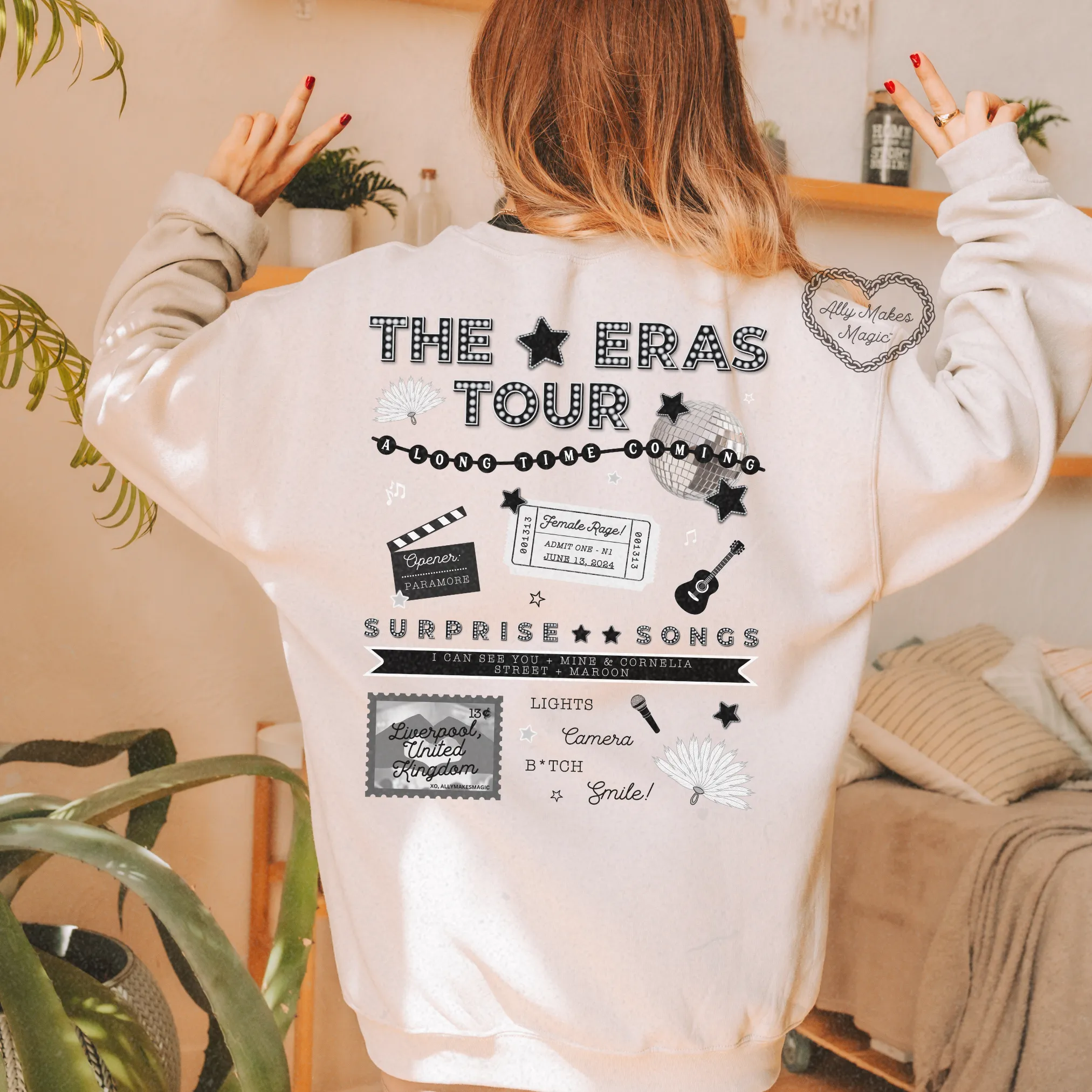 liverpool night 1 sweater | gildan (tortured) sold by Ally Makes Magic