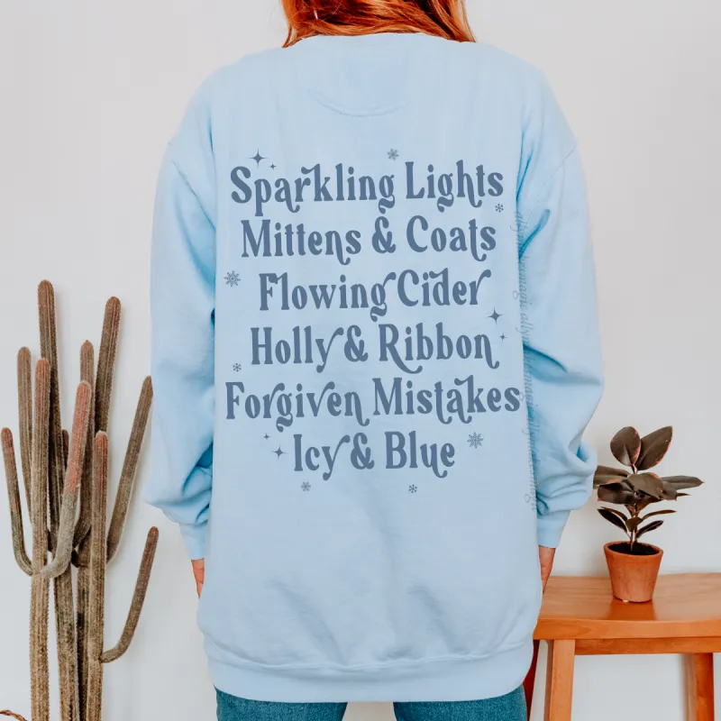 icy & blue (just like magic) pullover sold by Ally Makes Magic