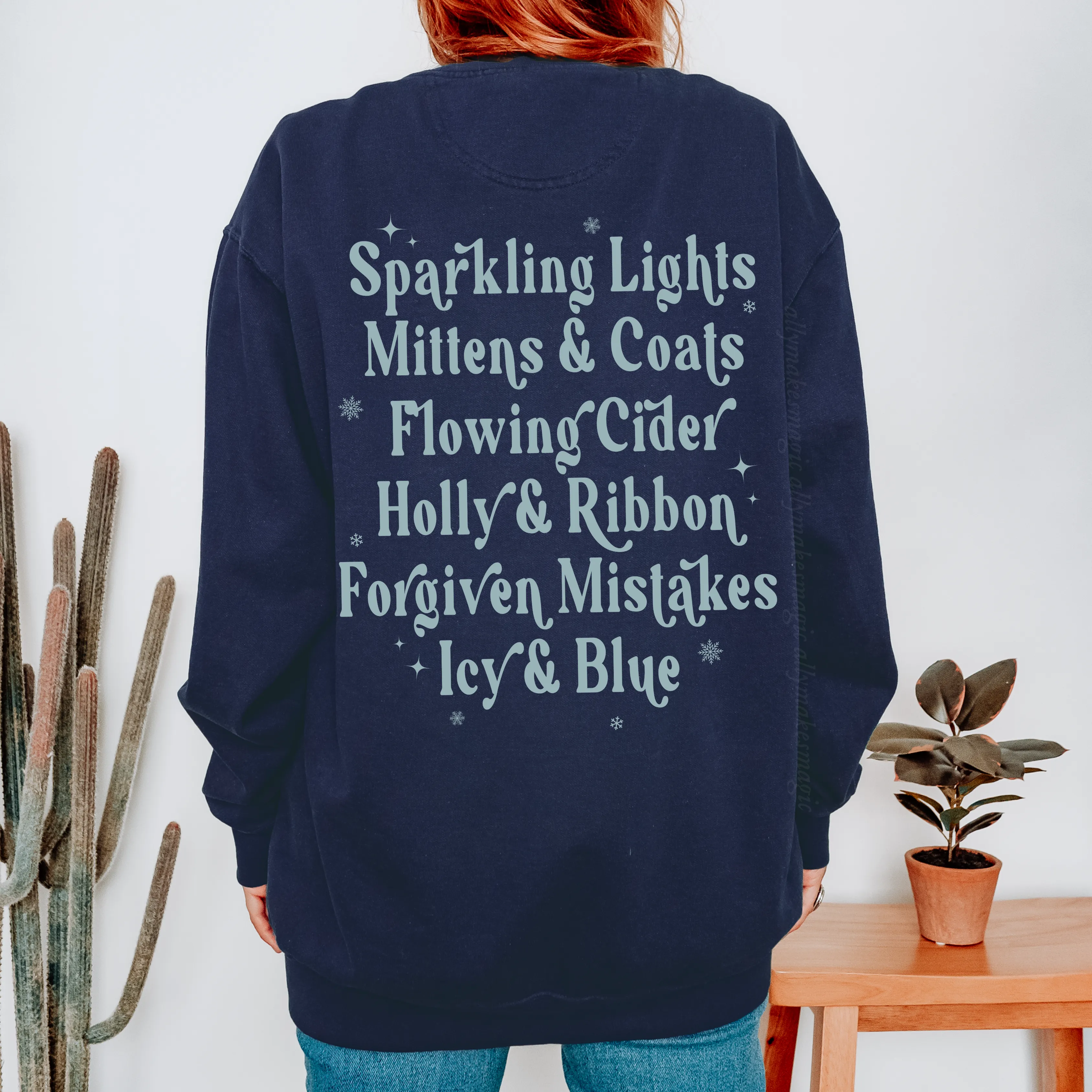 icy & blue (just like magic) pullover sold by Ally Makes Magic product image thumbnail 4