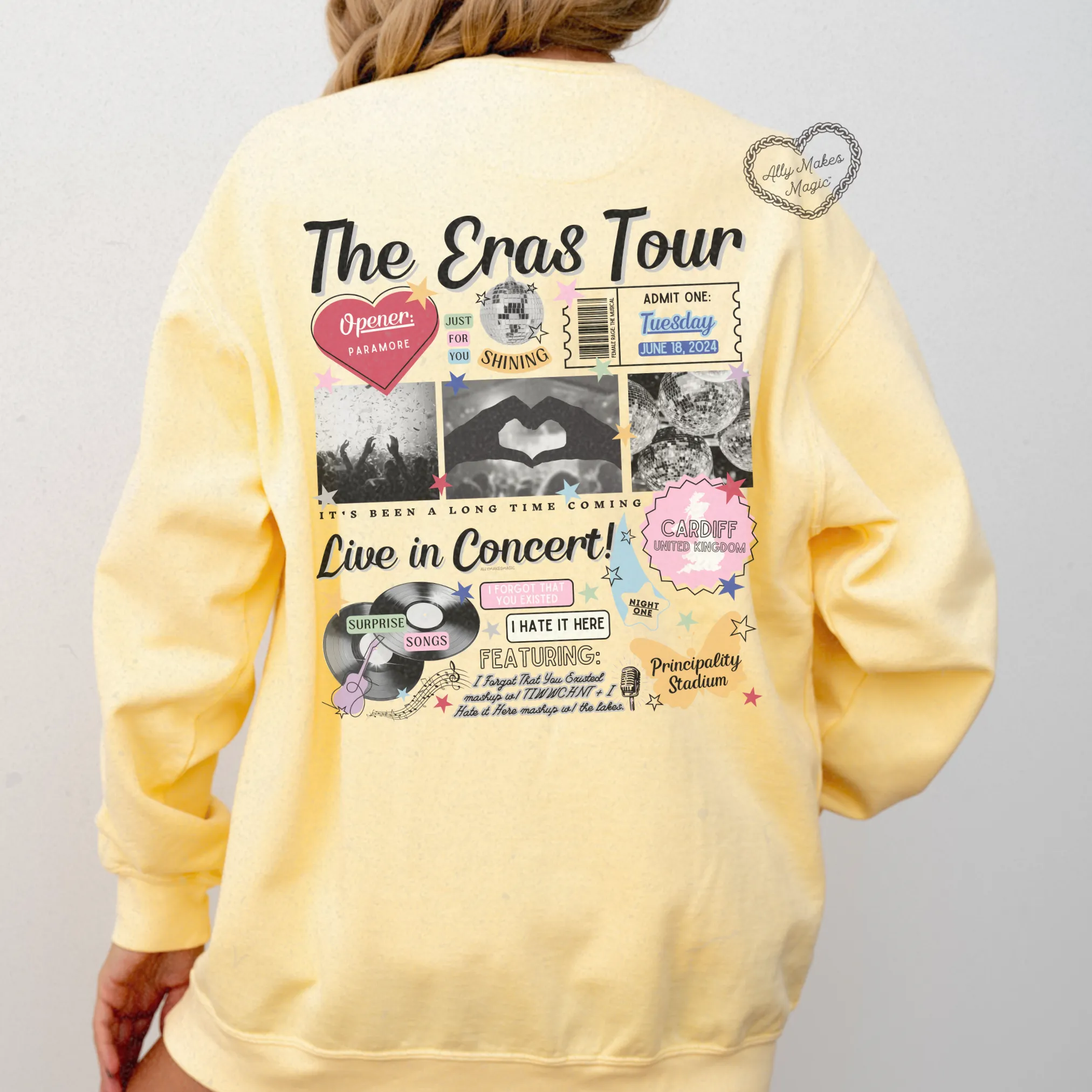 cardiff night 1 retro pullover | comfort colors sold by Ally Makes Magic