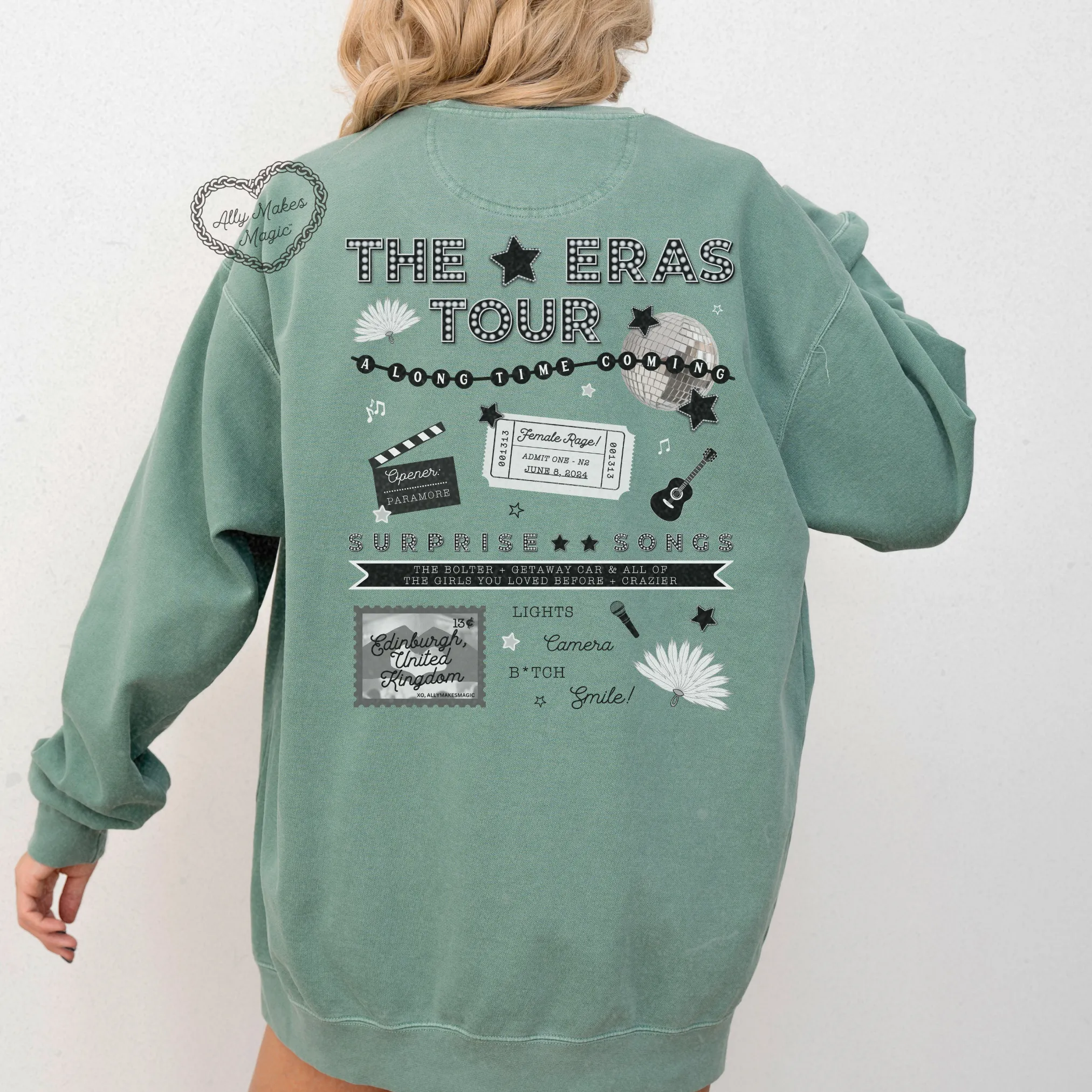 edinburgh night 2 pullover | comfort colors (tortured) sold by Ally Makes Magic