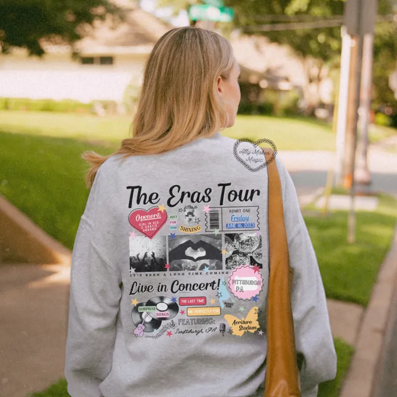 pittsburgh night 1 retro sweater | gildan sold by Ally Makes Magic