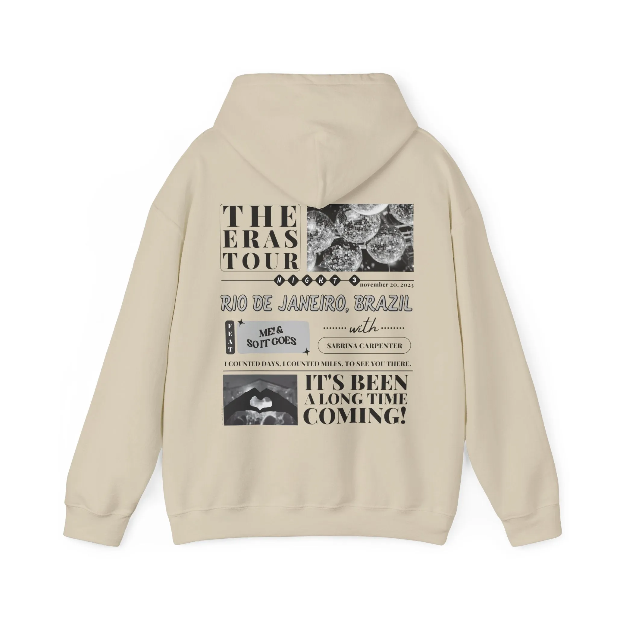 rio de janeiro night 3 hoodie sold by Ally Makes Magic product image thumbnail 3