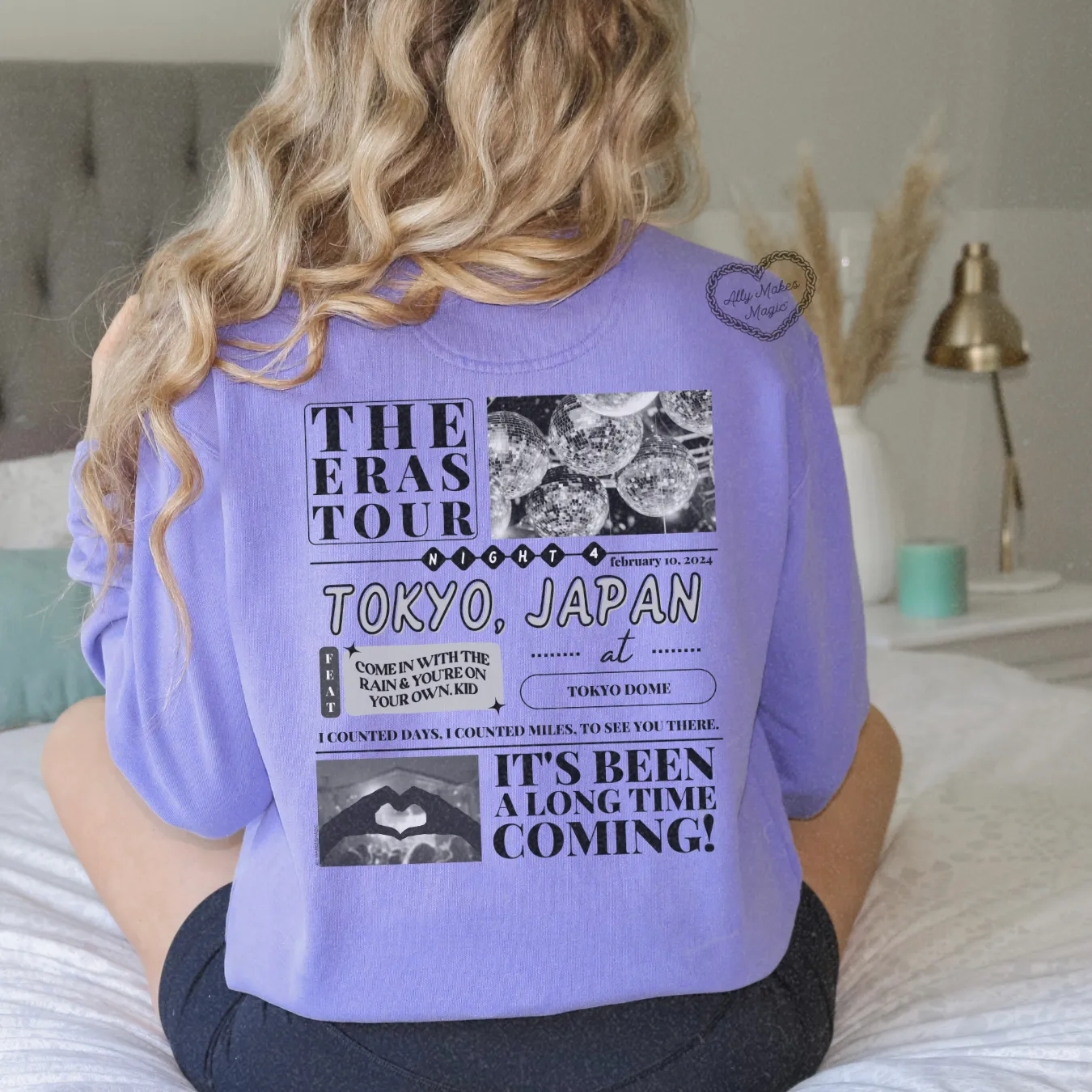 tokyo night 4 pullover | comfort colors sold by Ally Makes Magic