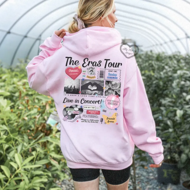 stockholm night 3 retro hoodie sold by Ally Makes Magic