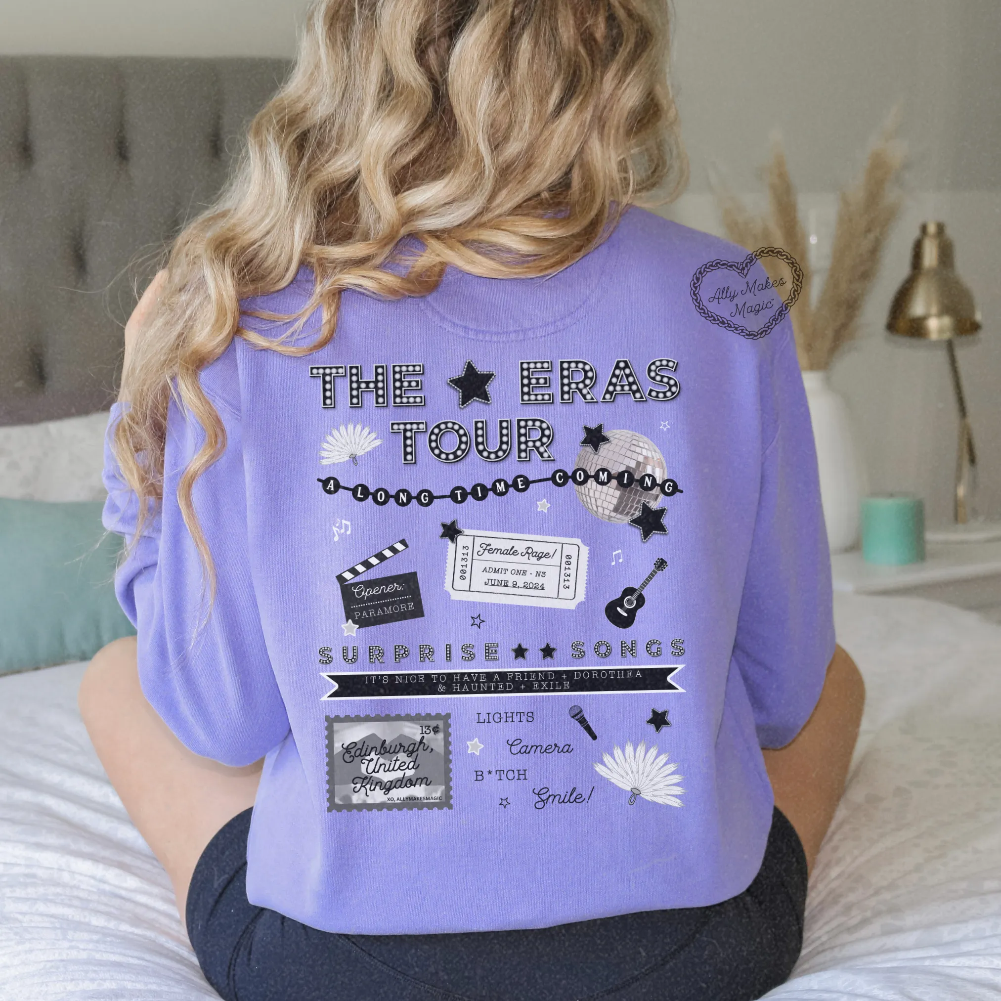 edinburgh night 3 pullover | comfort colors (tortured) sold by Ally Makes Magic