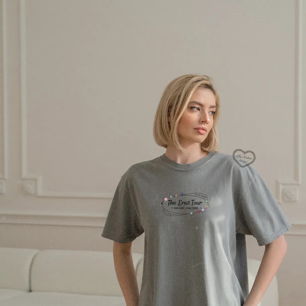 rio de janeiro night 3 retro t-shirt | comfort colors sold by Ally Makes Magic product image thumbnail 2