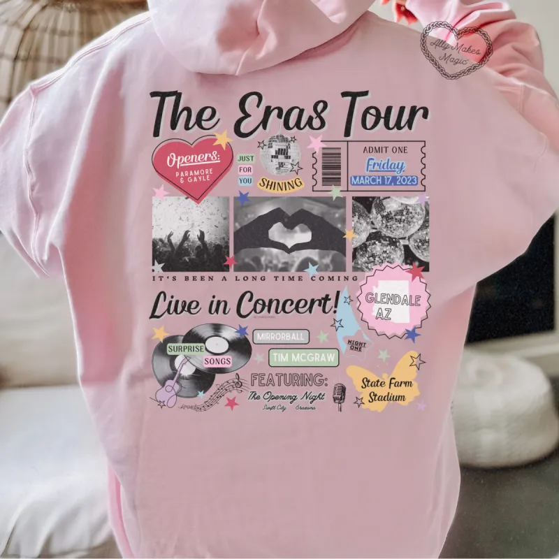 glendale night 1 retro hoodie sold by Ally Makes Magic