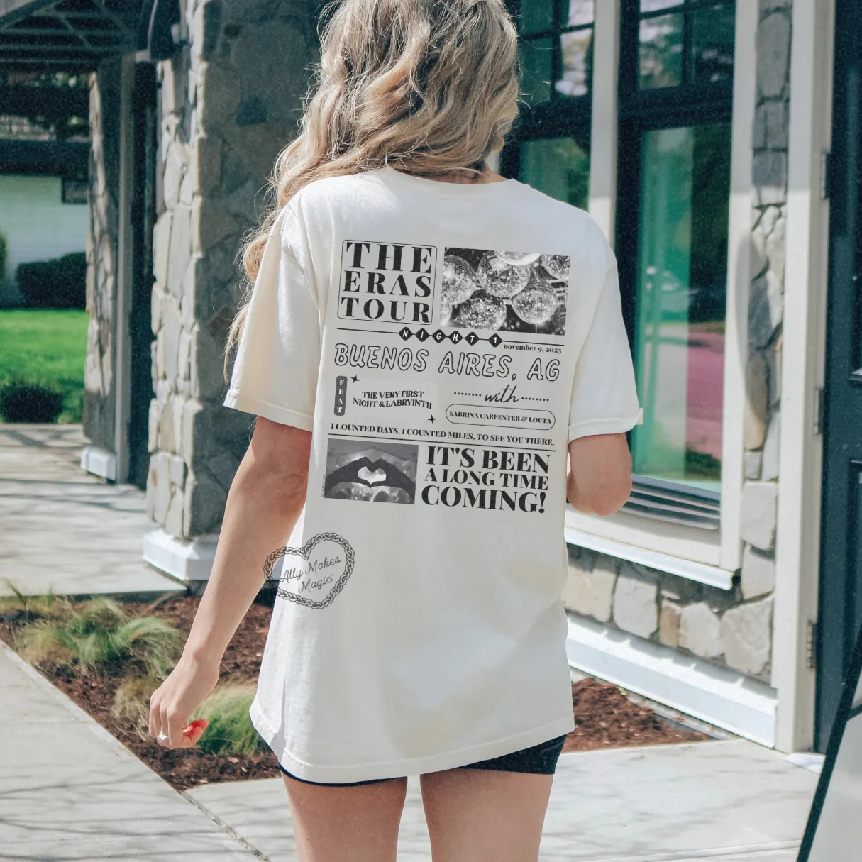 buenos aires night 1 t-shirt | comfort colors sold by Ally Makes Magic