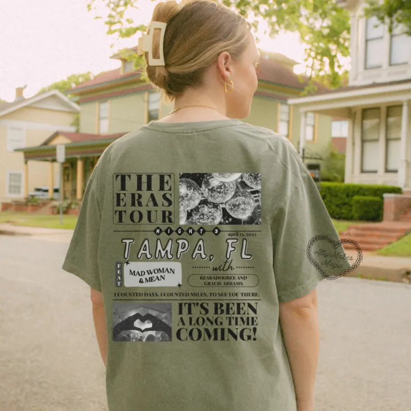 tampa night 3 t-shirt | comfort colors sold by Ally Makes Magic