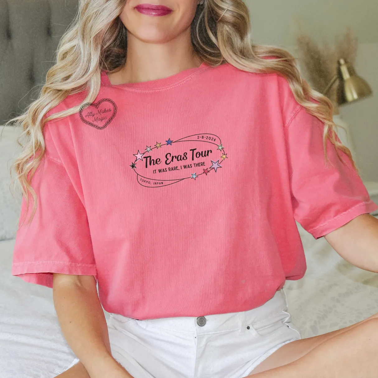 tokyo night 2 retro tee | comfort colors sold by Ally Makes Magic product image thumbnail 2