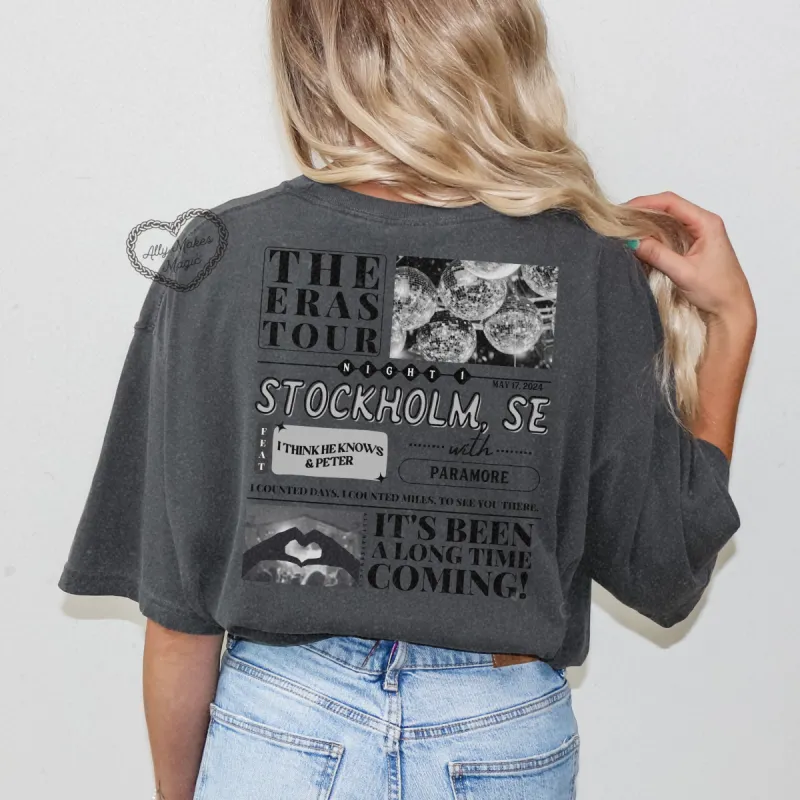 stockholm night 1 tee | comfort colors sold by Ally Makes Magic