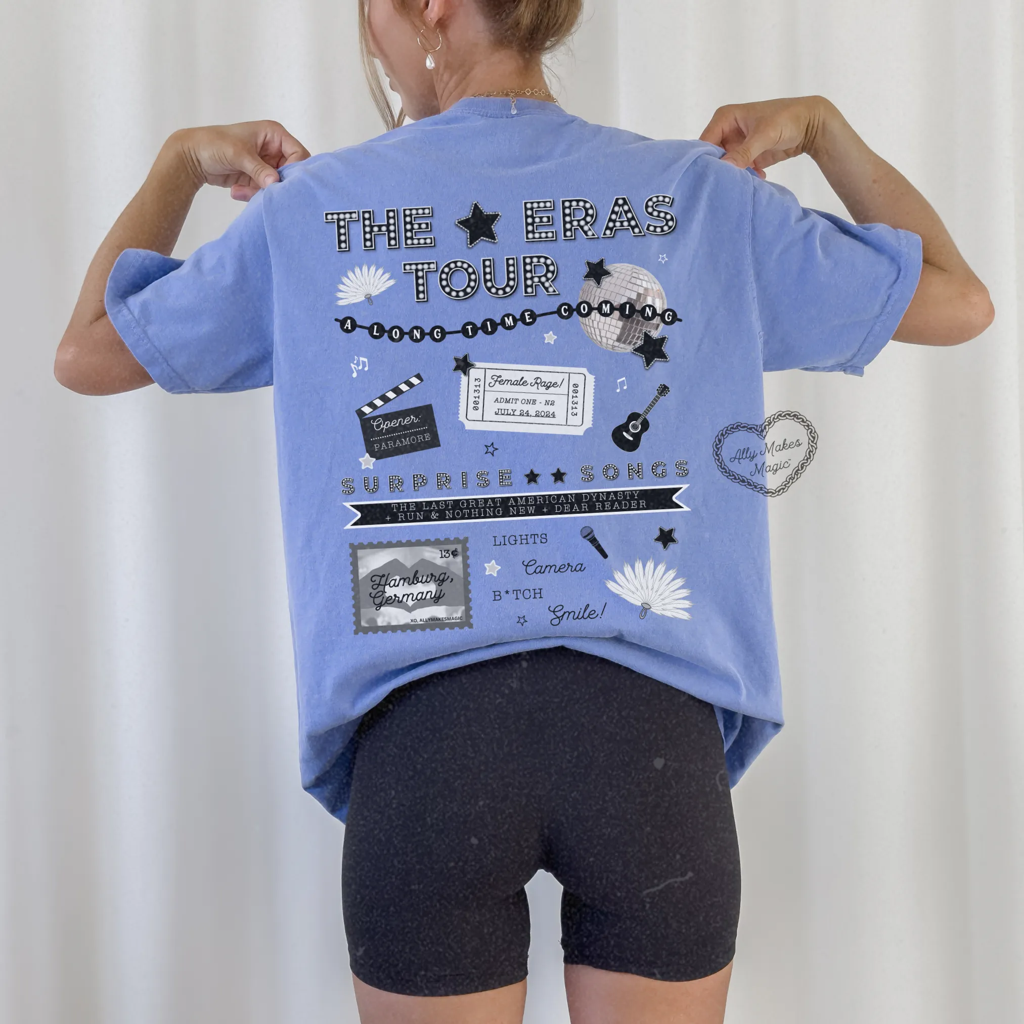 hamburg night 2 tee | comfort colors (tortured) sold by Ally Makes Magic