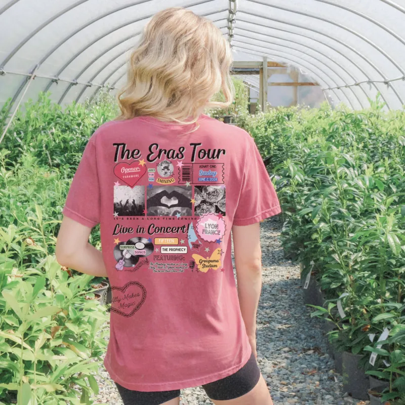 lyon night 1 retro tee | comfort colors sold by Ally Makes Magic