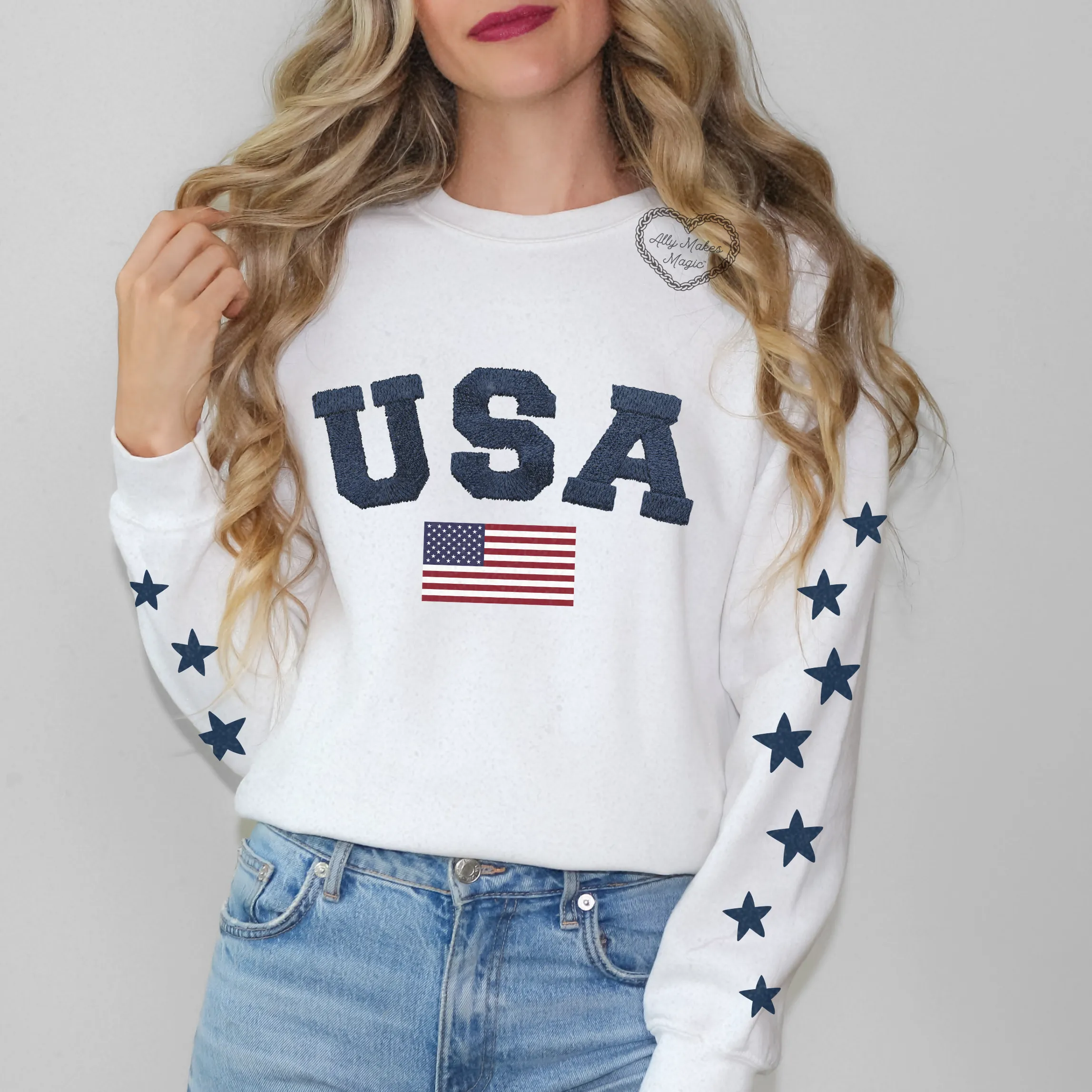 princess d's varsity sweater sold by Ally Makes Magic product image thumbnail 5