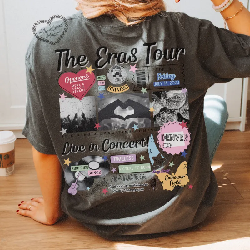 denver night 1 retro t-shirt | comfort colors sold by Ally Makes Magic