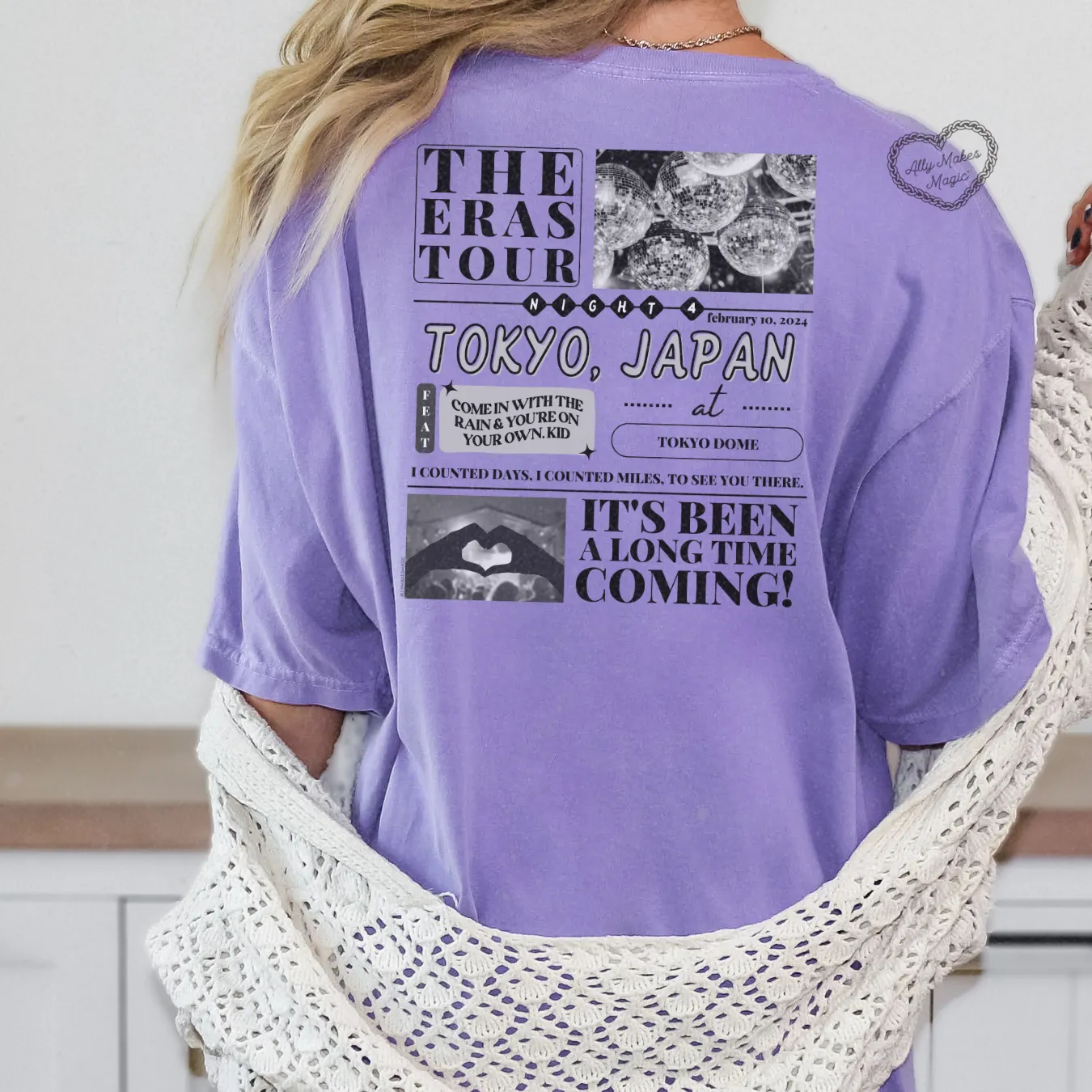 tokyo night 4 tee | comfort colors sold by Ally Makes Magic