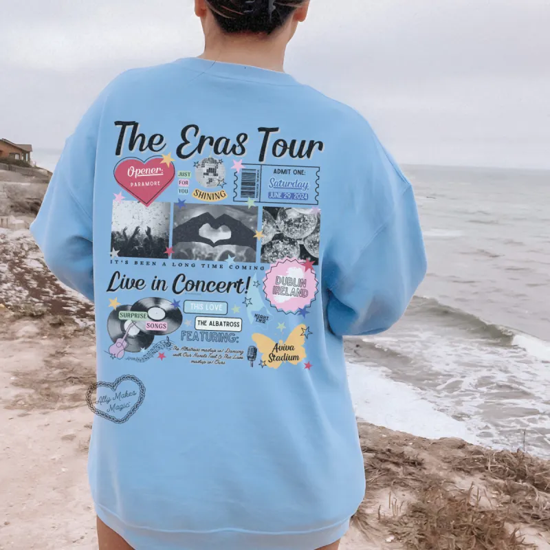 dublin night 2 retro sweater | gildan sold by Ally Makes Magic