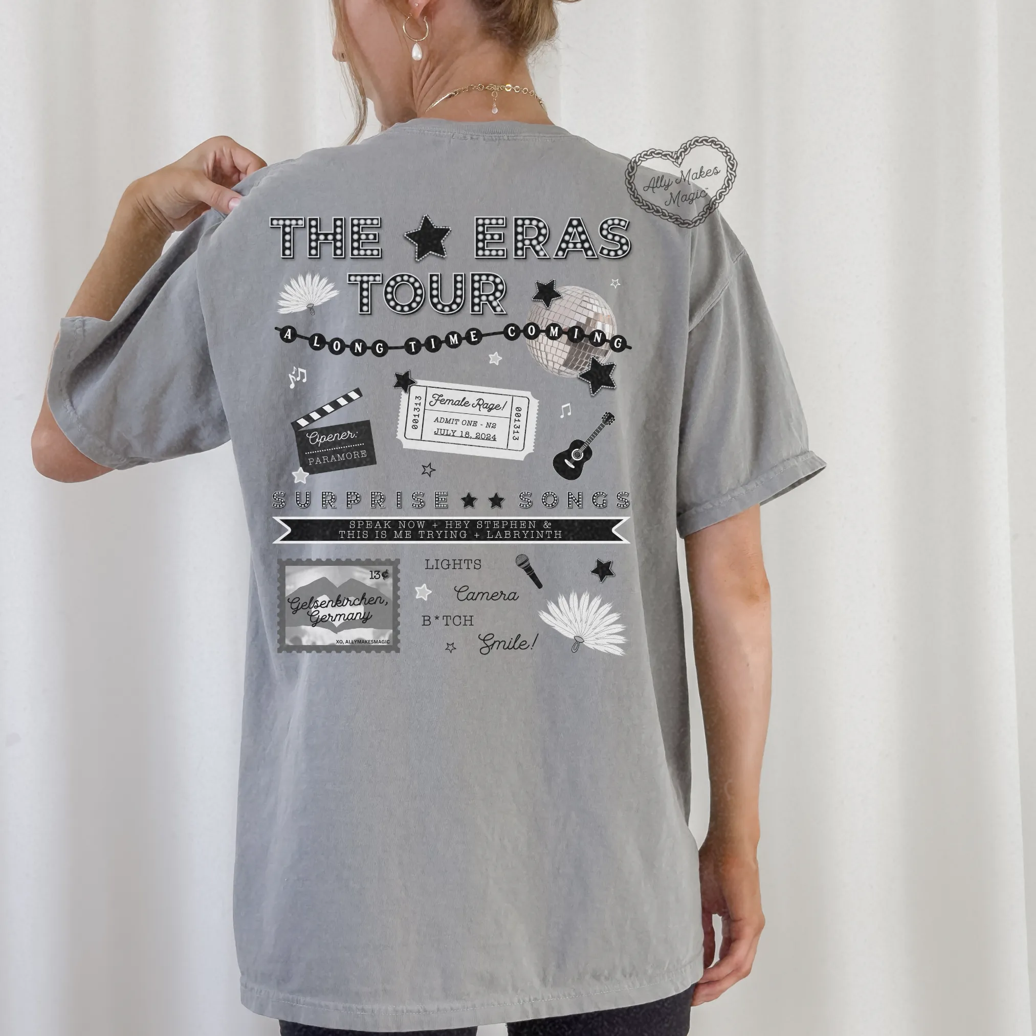 gelsenkirchen night 2 tee | comfort colors (tortured) sold by Ally Makes Magic