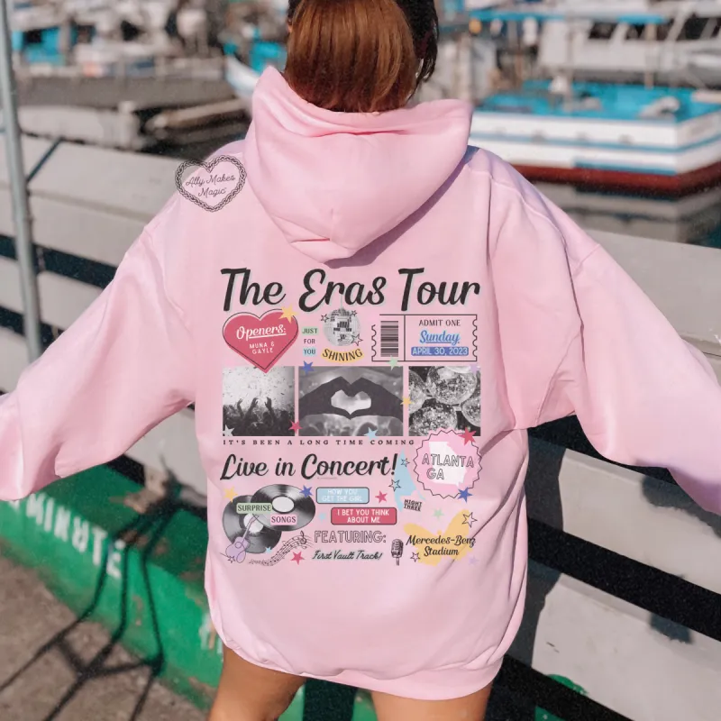 atlanta night 3 retro hoodie sold by Ally Makes Magic