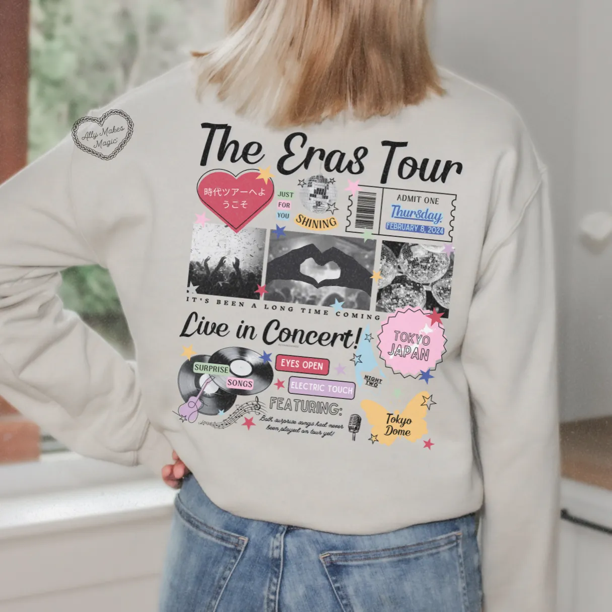 tokyo night 2 retro sweater | gildan sold by Ally Makes Magic