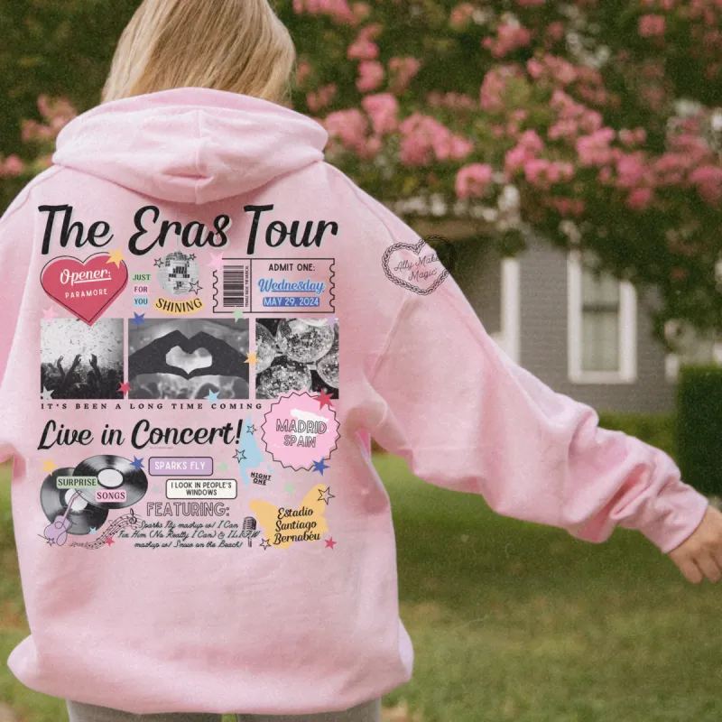 madrid night 1 retro hoodie sold by Ally Makes Magic