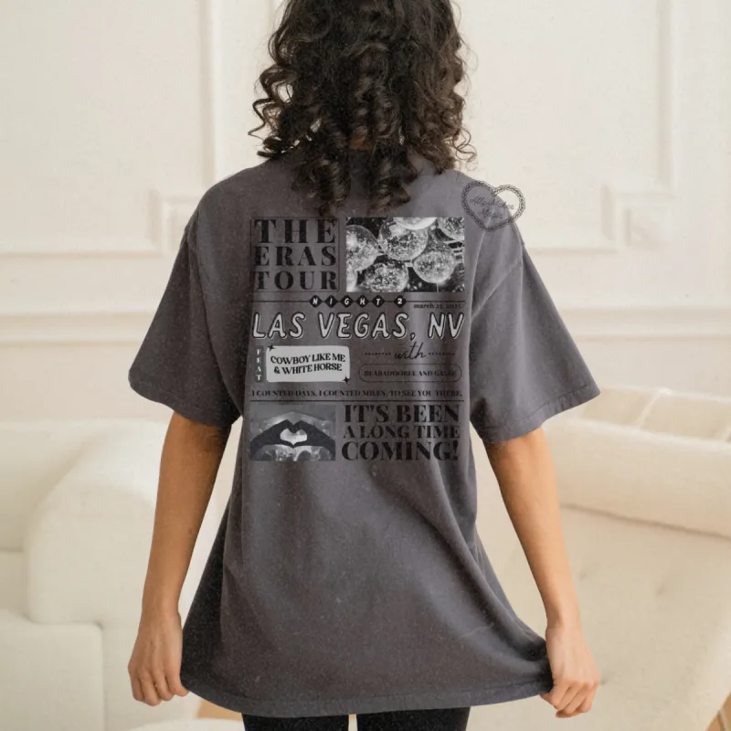 las vegas night 2 t-shirt | comfort colors sold by Ally Makes Magic