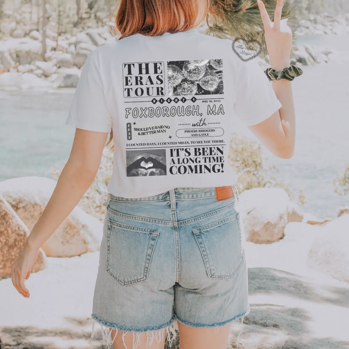 foxborough night 1 t-shirt | comfort colors sold by Ally Makes Magic