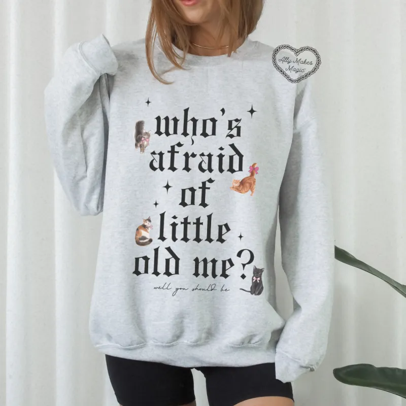 who's afraid? sweater sold by Ally Makes Magic