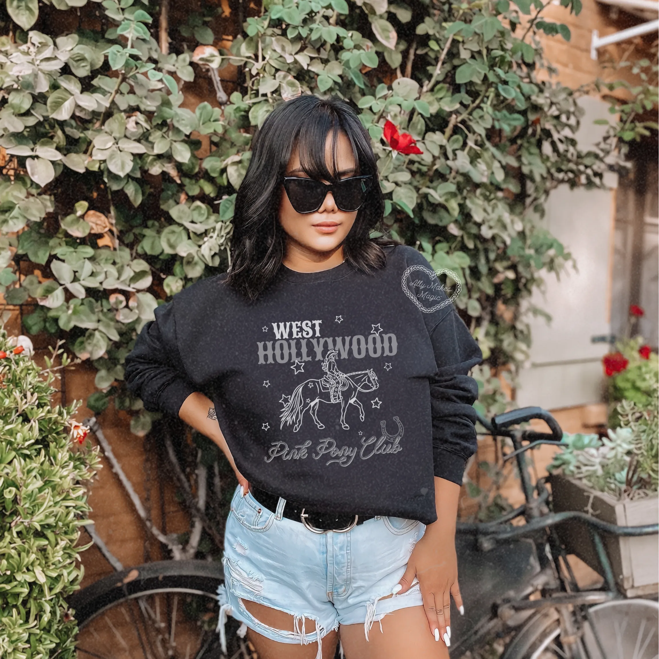 pink pony club sweater sold by Ally Makes Magic product image thumbnail 2