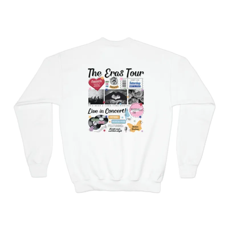nashville night 2 youth retro sweater sold by Ally Makes Magic