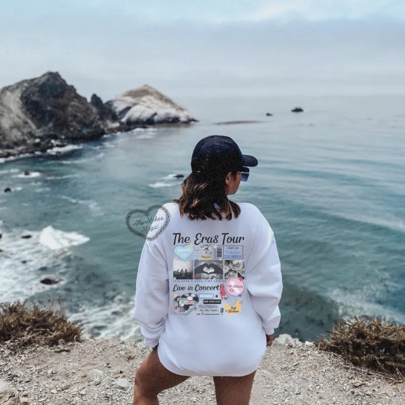 los angeles night 6 retro sweater | gildan sold by Ally Makes Magic