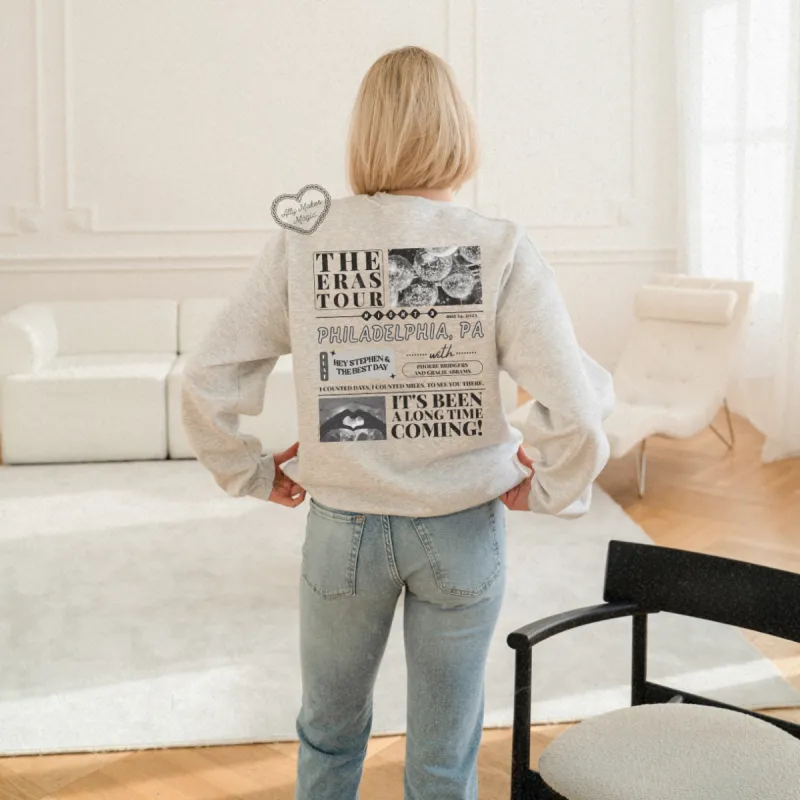 philadelphia night 3 sweater | gildan sold by Ally Makes Magic