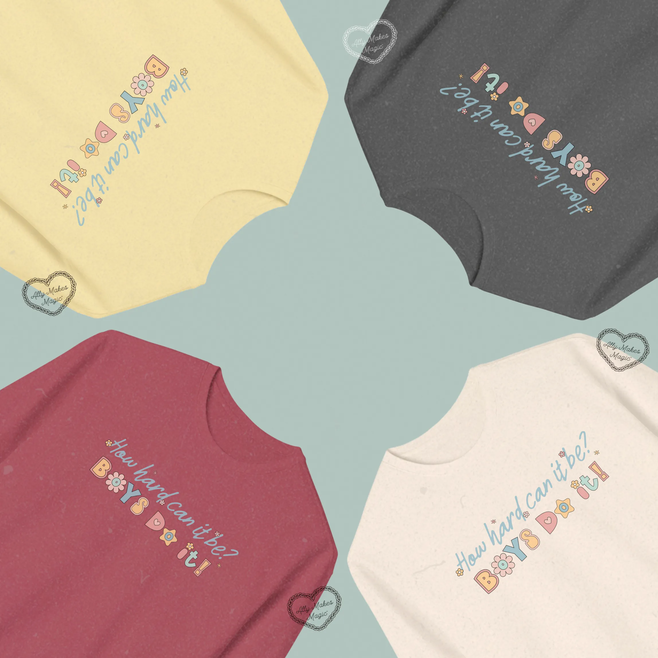 how hard can it be? crew sold by Ally Makes Magic product image thumbnail 3