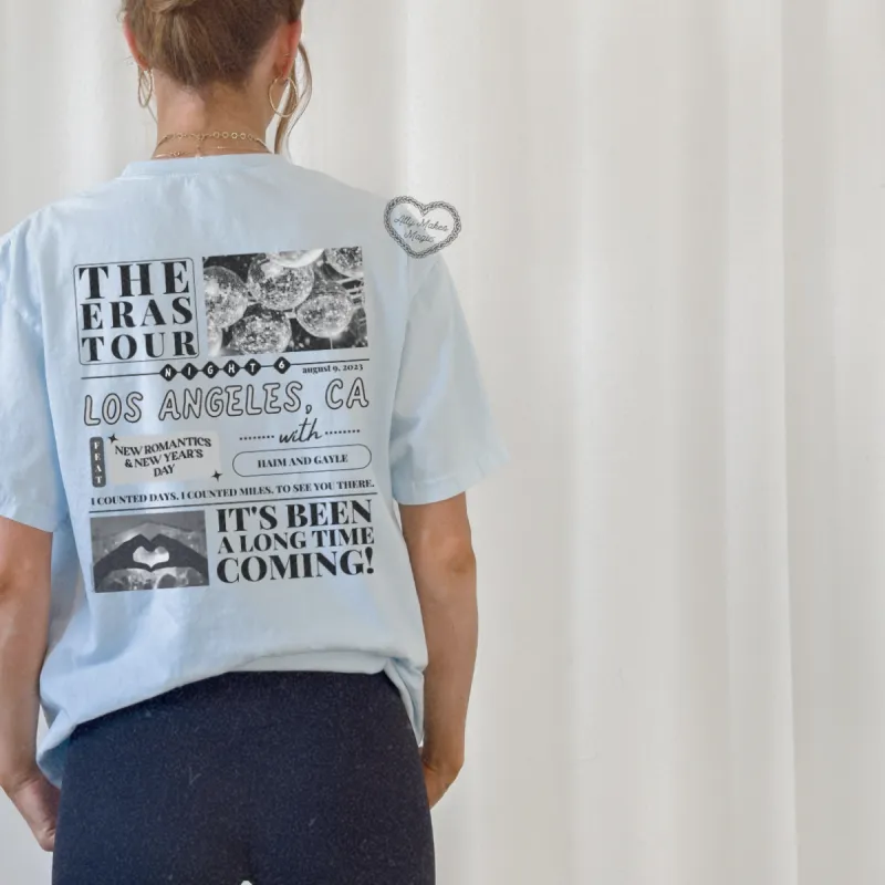 los angeles night 6 t-shirt | comfort colors sold by Ally Makes Magic