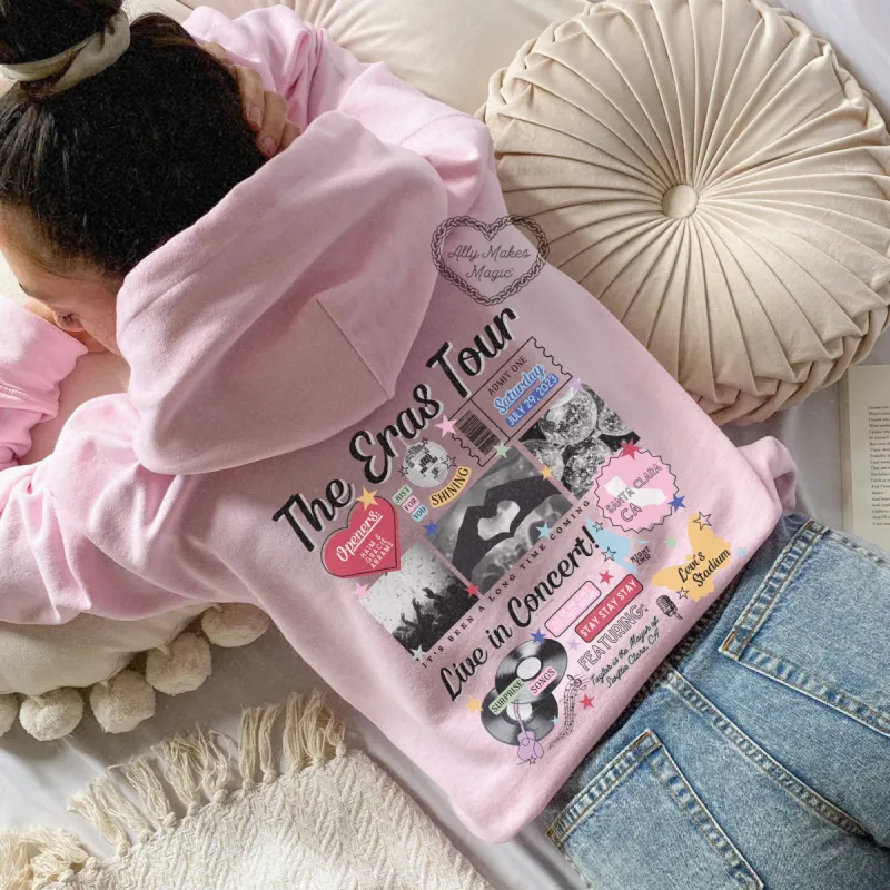 santa clara night 2 retro hoodie sold by Ally Makes Magic