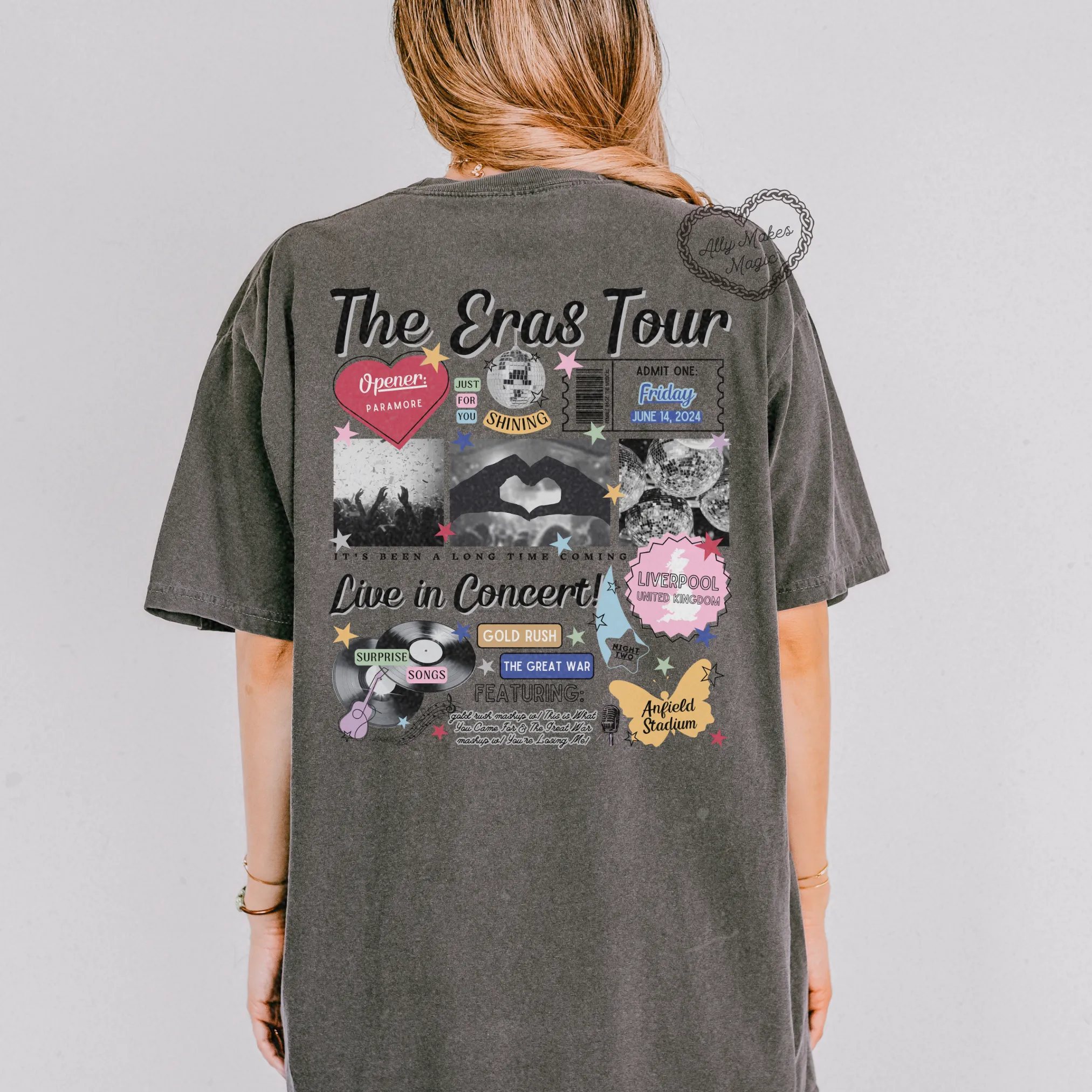 liverpool night 2 retro tee | comfort colors sold by Ally Makes Magic