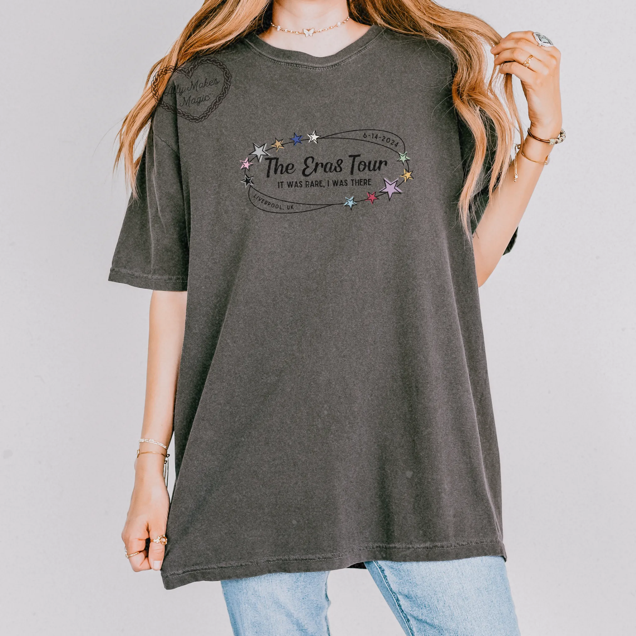 liverpool night 2 retro tee | comfort colors sold by Ally Makes Magic product image thumbnail 2