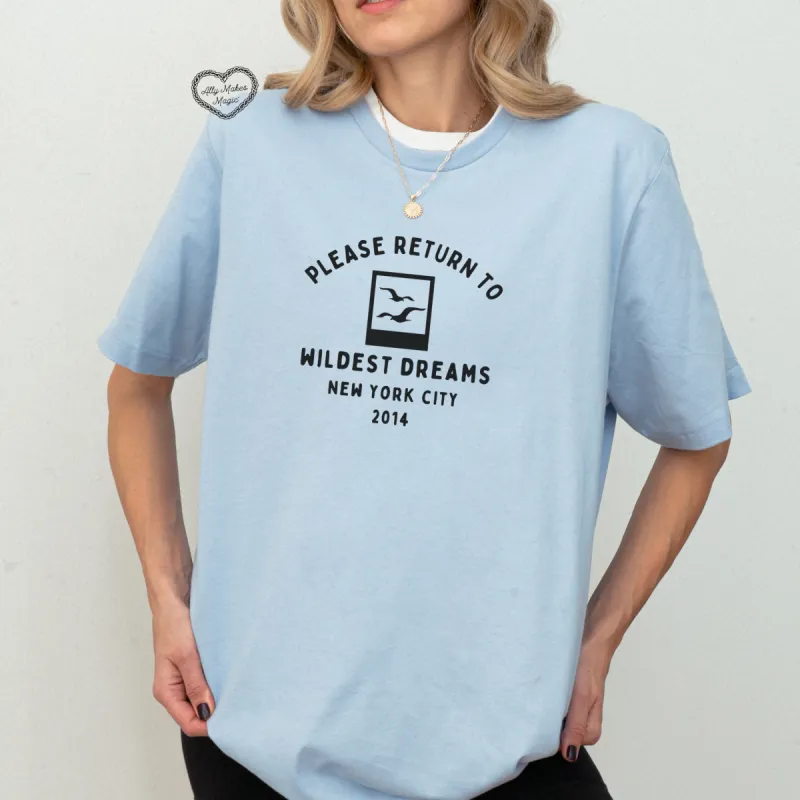 return to taylor: 1989 tee sold by Ally Makes Magic
