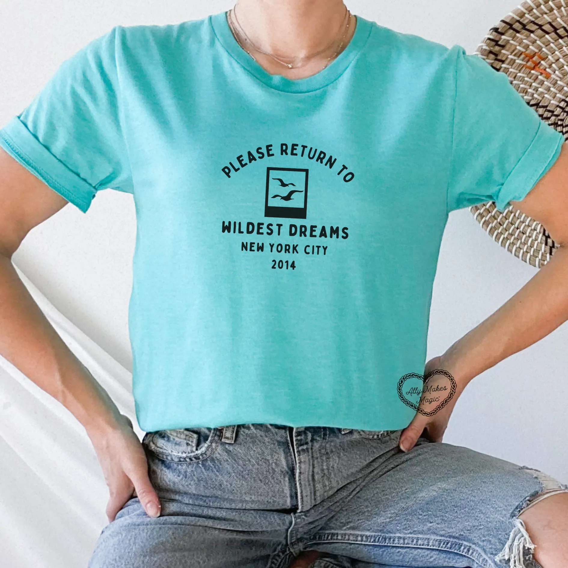 return to taylor: 1989 tee sold by Ally Makes Magic product image thumbnail 2
