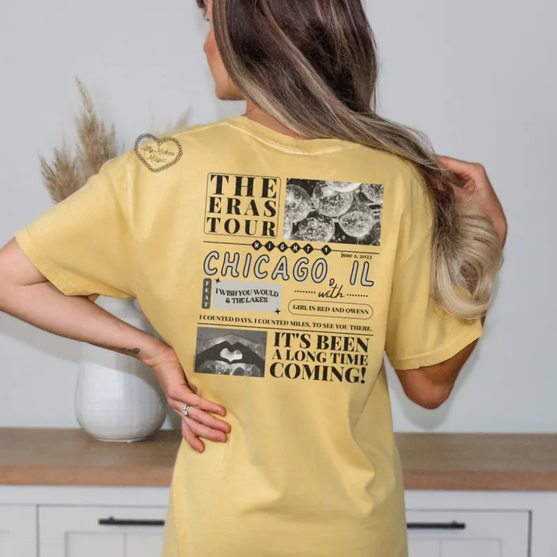 chicago night 1 t-shirt | comfort colors sold by Ally Makes Magic