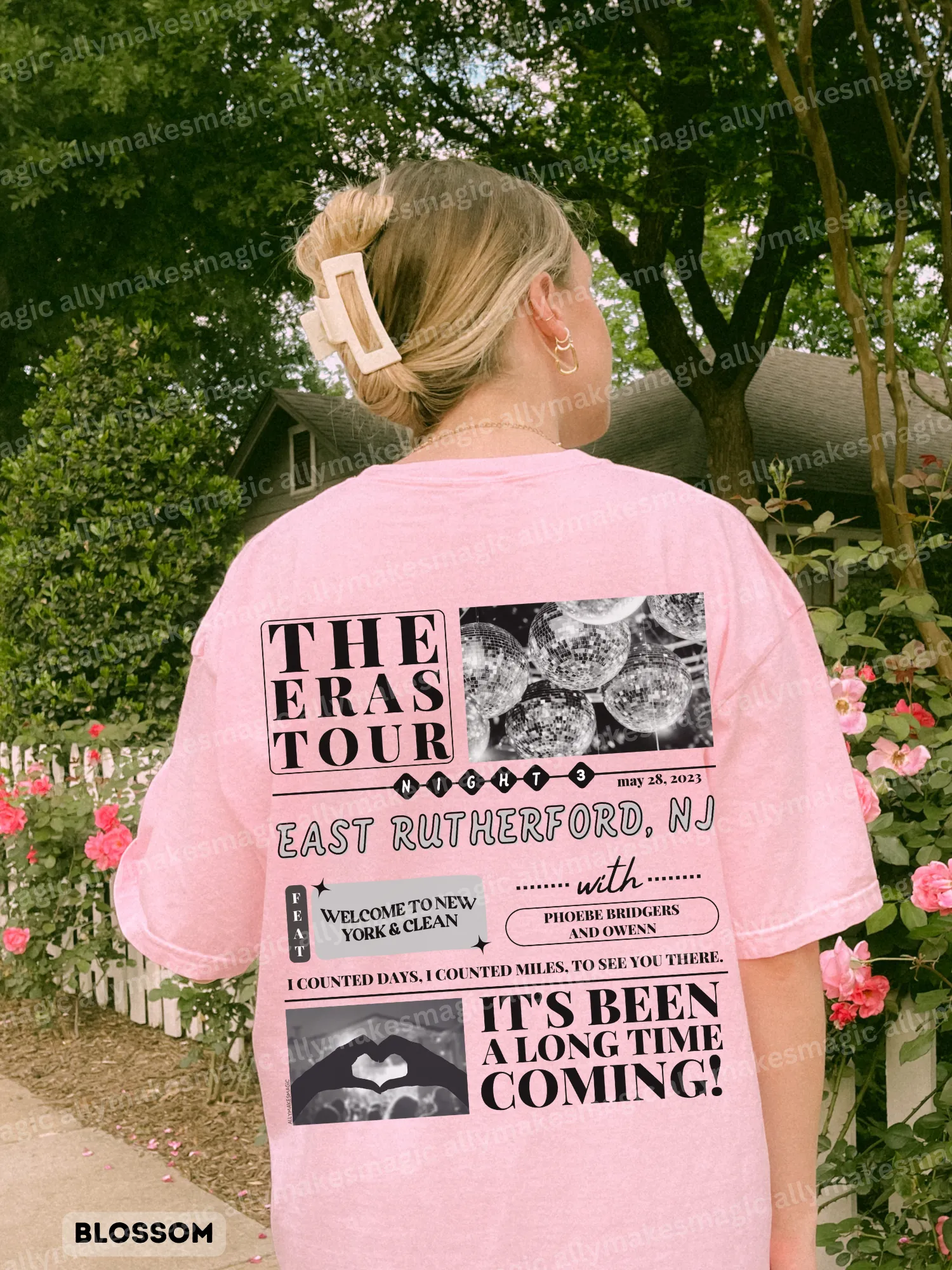 east rutherford night 3 t-shirt | comfort colors sold by Ally Makes Magic