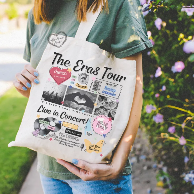 milan night 2 retro tote bag sold by Ally Makes Magic