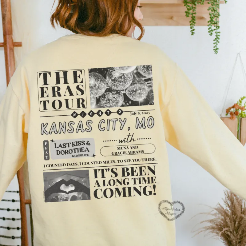 kansas city night 2 pullover | comfort colors sold by Ally Makes Magic