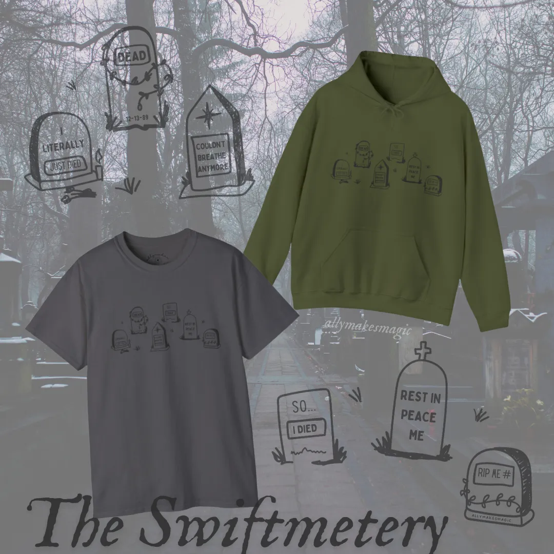 died...dead hoodie sold by Ally Makes Magic product image thumbnail 2