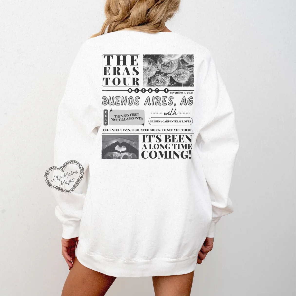 buenos aires night 1 pullover | comfort colors sold by Ally Makes Magic