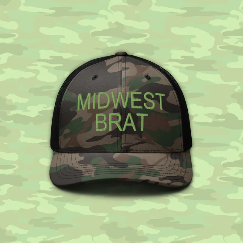 midwest brat trucker hat sold by Ally Makes Magic